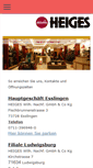 Mobile Screenshot of lederwaren.heiges.de
